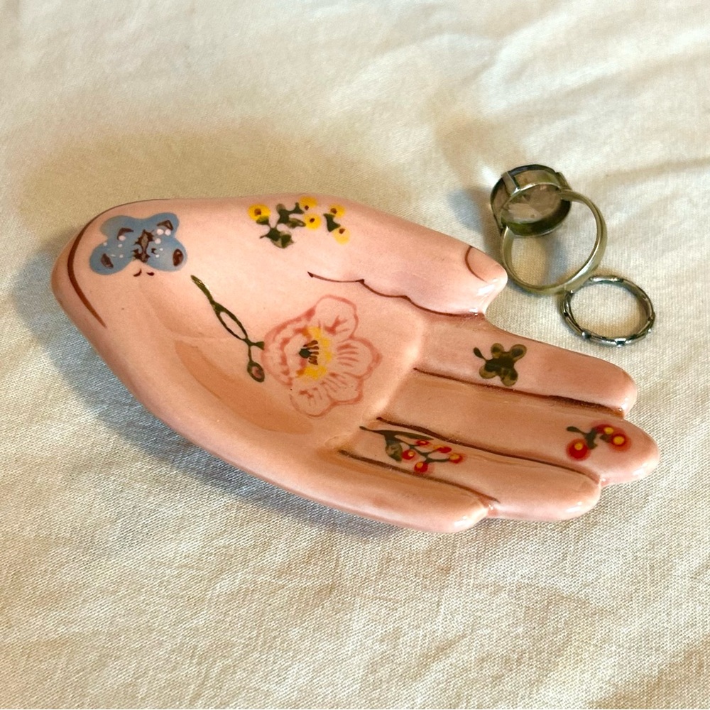 Anthropologie Hand-Shaped Trinket Dish Ring Holder